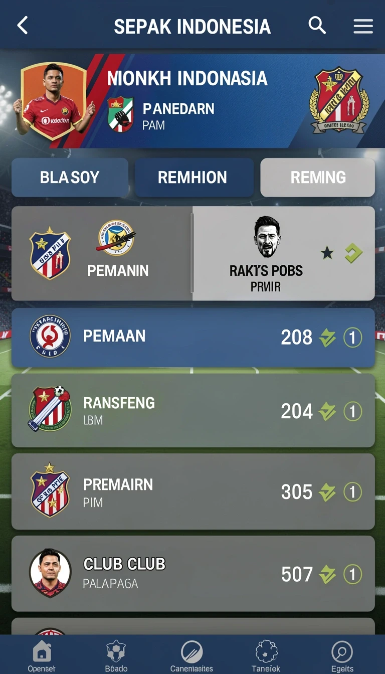 Tampilan Aplikasi idnscore Terbaru untuk Android dan iOS